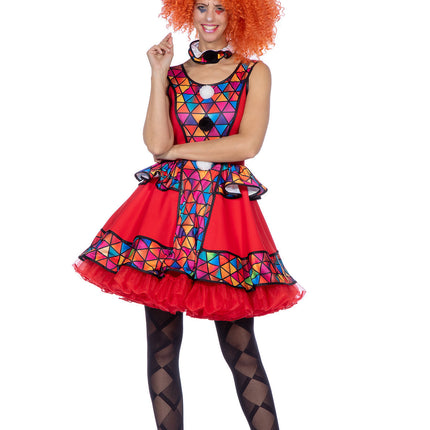 Vestito da clown da donna
