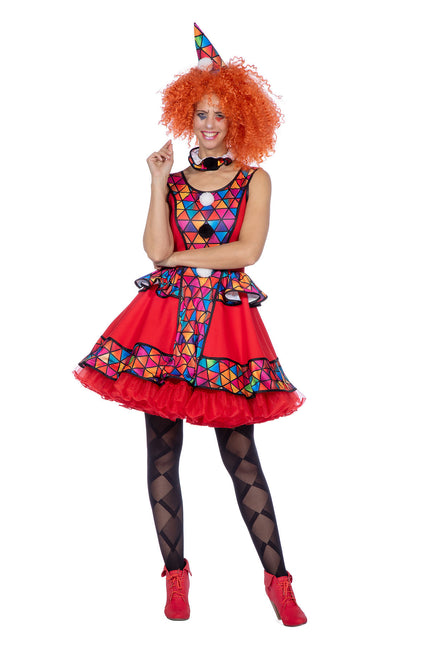 Vestito da clown da donna
