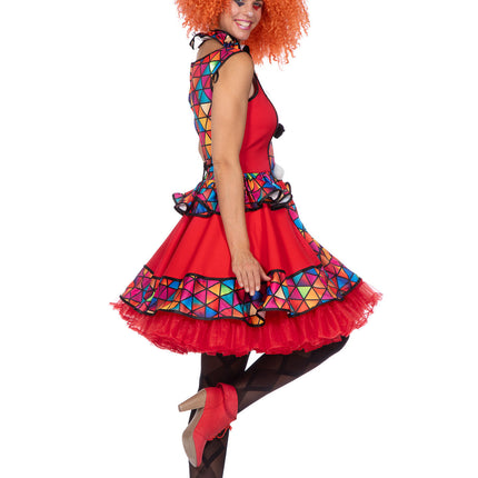 Vestito da clown da donna