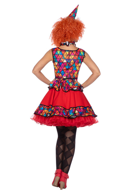 Vestito da clown da donna