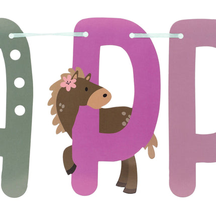 Buon compleanno Letterslinger Happy Horses 1,5m