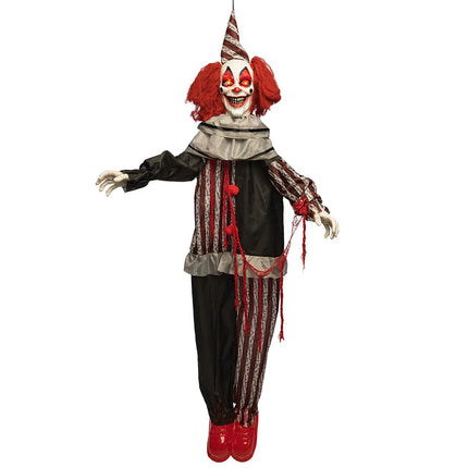 Decorazione da appendere a forma di clown Mad Giggles (175 cm)