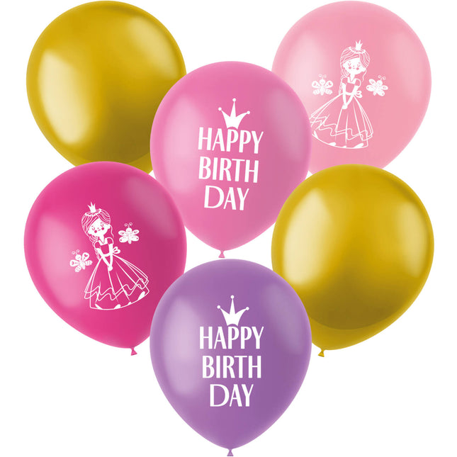 Palloncini Principesse 33cm 6pz