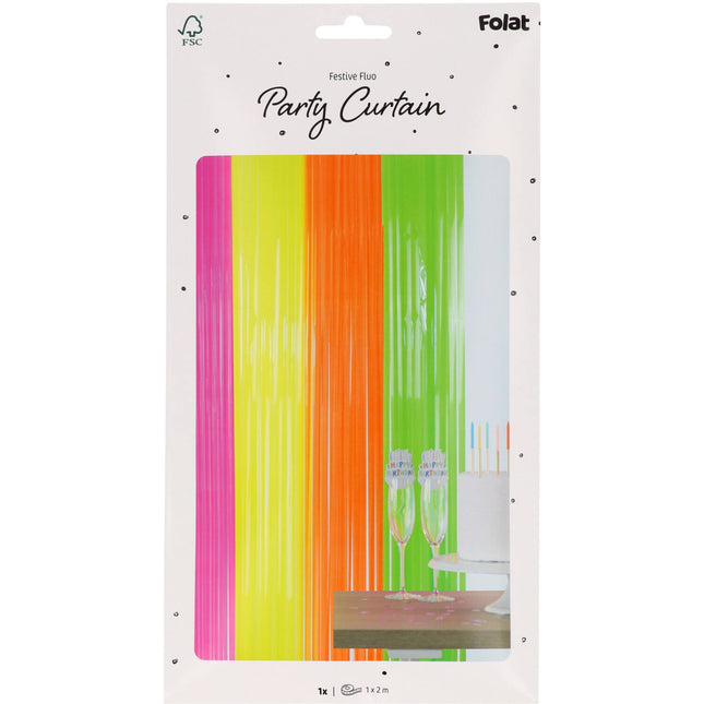 Tenda per porta Rainbow Neon 2m