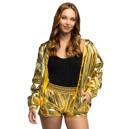 Hotpants dorati lucidi