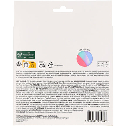 Tenda per porta rosa argento 1,7 m