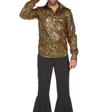 Camicetta party disco Oro