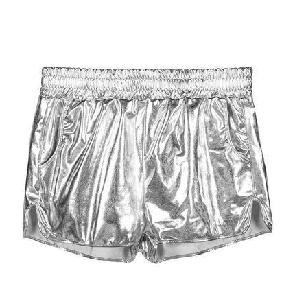 Hotpants argento lucido