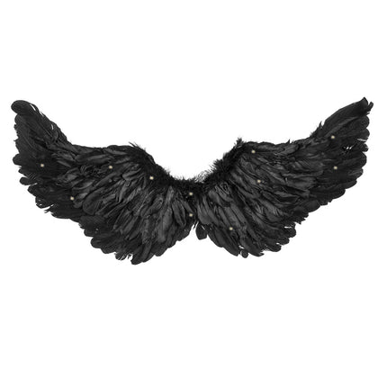 LED ali d'angelo nero