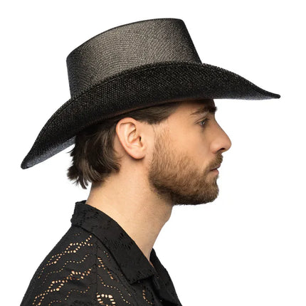 Cappello da cowboy Midnight nero