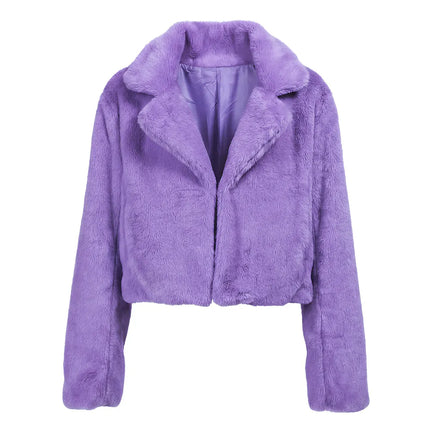 Giacchetta Fluffy rave lilla (M/L)