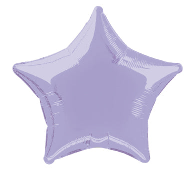 Palloncino ad elio Star viola chiaro vuoto 50 cm