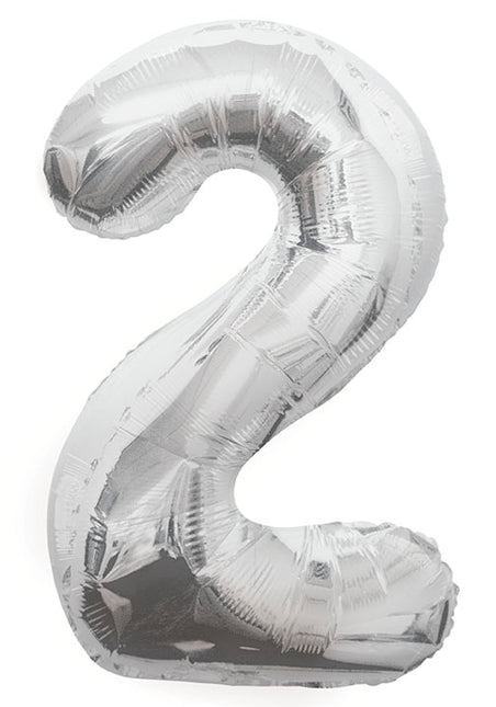 Palloncino di figura 2 anni Argento Vuoto 86cm