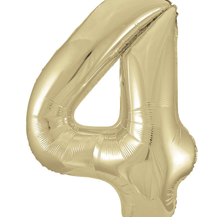 Palloncino a 4 anni Gold Gloss Vuoto 86 cm