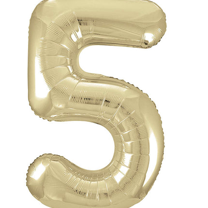 Palloncino a 5 anni Gold Gloss Vuoto 86 cm