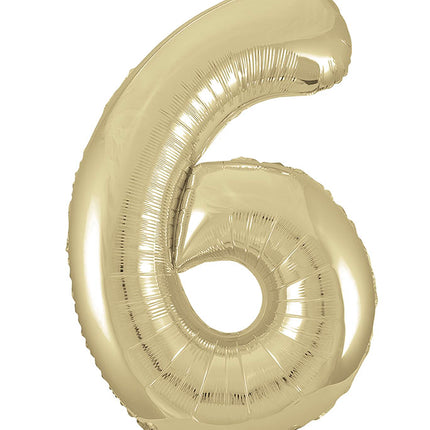 Palloncino a 6 anni Gold Gloss Vuoto 86 cm