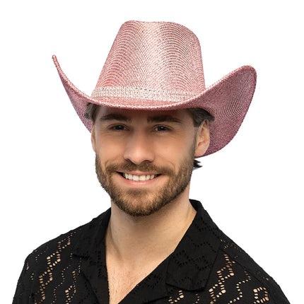 Cappello da cowboy rosa Midnight