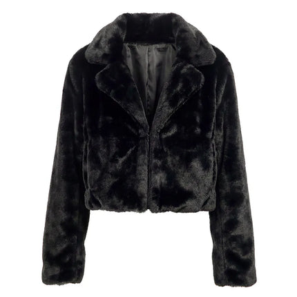 Giacchetta Fluffy rave nera (M/L)
