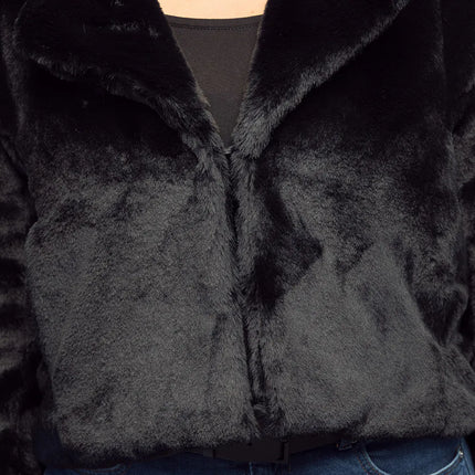 Giacchetta Fluffy rave nera (M/L)