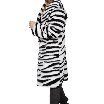 Pelliccia zebrata lunga