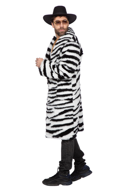 Pelliccia zebrata lunga