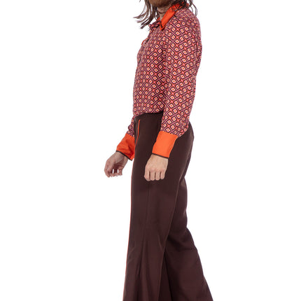 Completo anni '70 uomo arancione