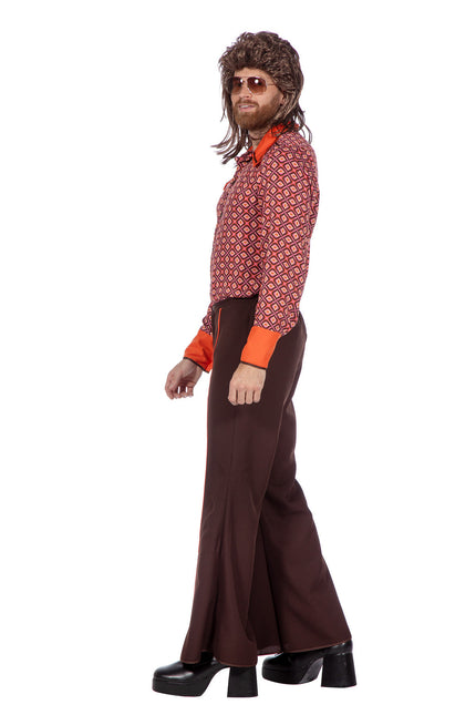 Completo anni '70 uomo arancione