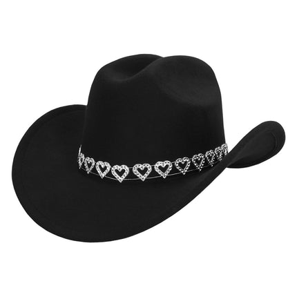 Cappello cowboy Jamie nero