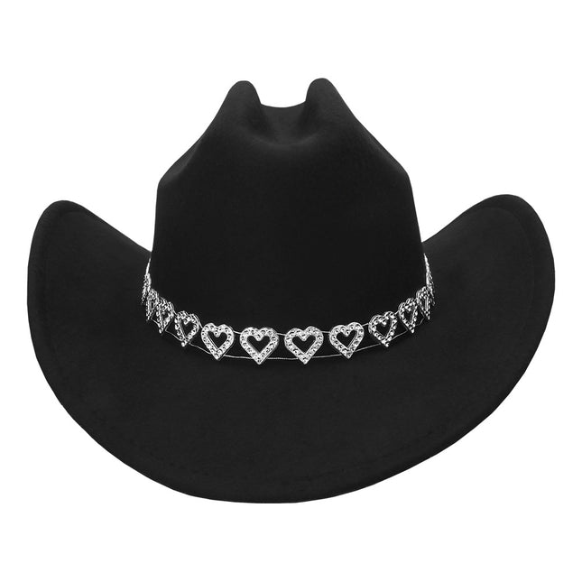 Cappello cowboy Jamie nero