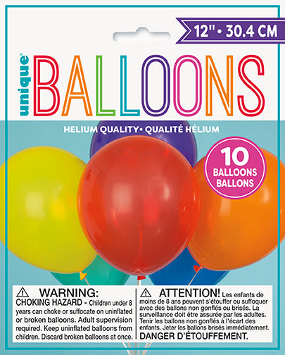 Palloncini colorati assortiti da 30 cm 10 pezzi