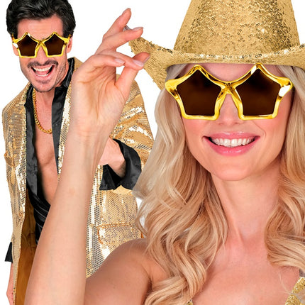 OCCHIALI STELLE ORO