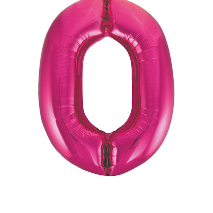Palloncino 0 Anno Figura Fucsia Vuoto 86cm