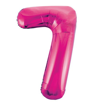 Palloncino 7 anni Fucsia Vuoto 86 cm
