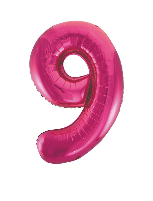 Palloncino 9 anni Fucsia vuoto 86 cm