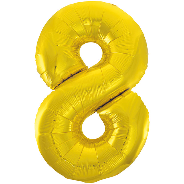 Palloncino a 8 anni Gold vuoto 86 cm