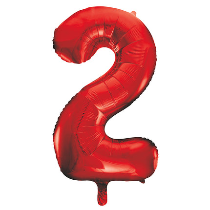 Palloncino di figura 2 anni rosso vuoto 86 cm
