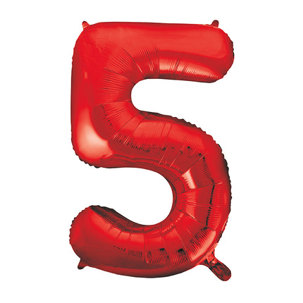 Palloncino a 5 anni rosso vuoto 86 cm