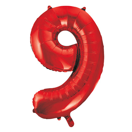 Palloncino a 9 anni rosso vuoto 86 cm