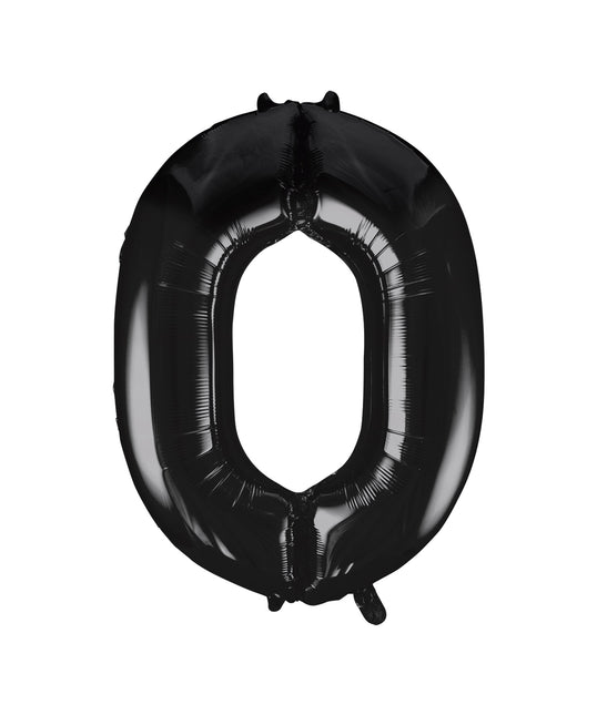 Palloncino 0 Year Figure Nero Vuoto 86cm