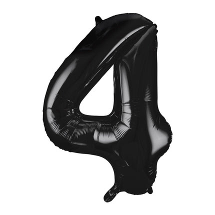 Palloncino a 4 anni nero vuoto 86 cm