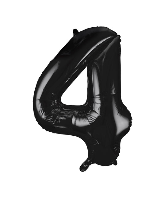 Palloncino a 4 anni nero vuoto 86 cm