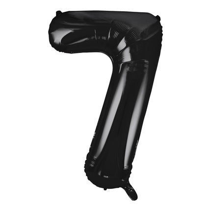 Palloncino a 7 anni nero vuoto 86 cm