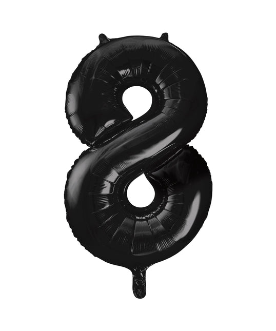 Palloncino a 8 anni nero vuoto 86 cm