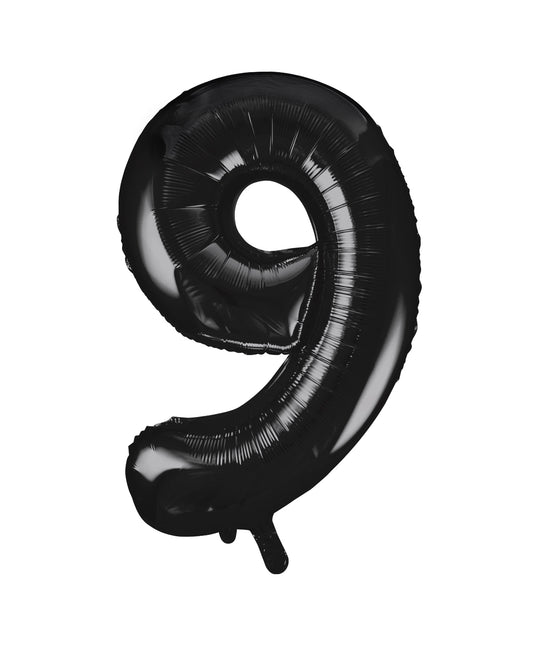 Palloncino a 9 anni nero vuoto 86 cm