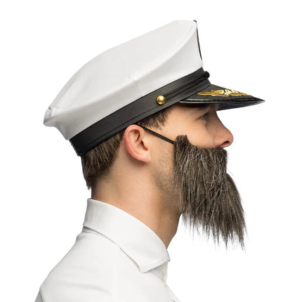 Set "Capitano di mare" (berretto, barba e pipa)