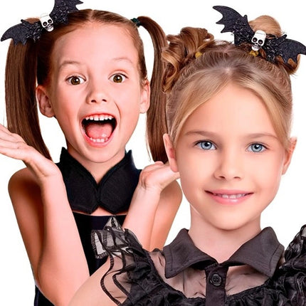 FERMA CAPELLI A FORMA DI TESCHIO DI PIPISTRELLO PER BAMBINI
