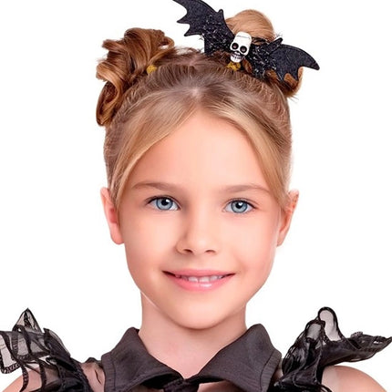 FERMA CAPELLI A FORMA DI TESCHIO DI PIPISTRELLO PER BAMBINI