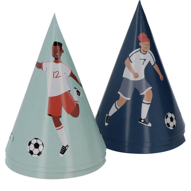 Cappelli da calcio per feste 16cm 6pz