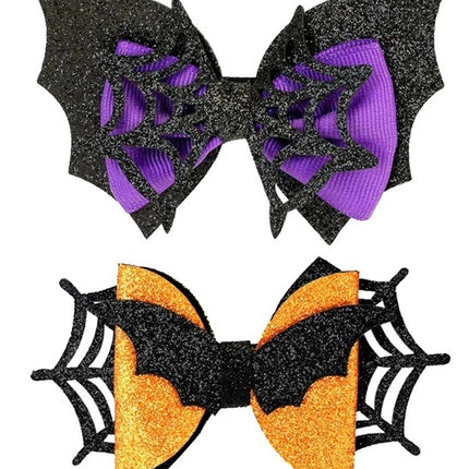 FERMA CAPELLI A FORMA DI PIPISTRELLO / RAGNO PER BAMBINI - ASSORTITI