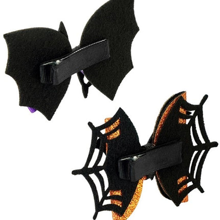 FERMA CAPELLI A FORMA DI PIPISTRELLO / RAGNO PER BAMBINI - ASSORTITI